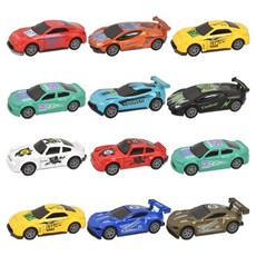 Oztoy Jet Sprinter運動全背迷你車 6638, 12個, 隨機出貨