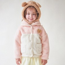 WALTONKIDS 童款小熊毛絨毛絨抓絨外套