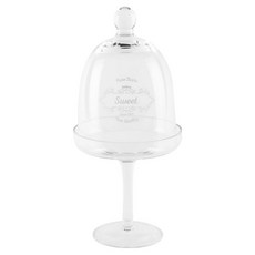 EXCELSA Finequality 附蓋玻璃點心架, 1套, 透明色