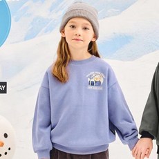 JELISPOON 兒童節日禮物加厚刷毛大學T