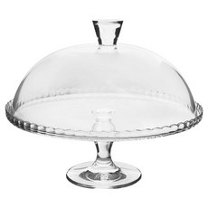 Pasabahce 帕莎帕琦 附蓋高腳玻璃蛋糕架 32cm, 1套, 透明色