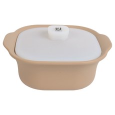 MODU'I Bluemama 矽膠蒸籠 中型 900ml, 1個, 米色