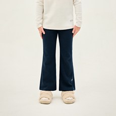 JELISPOON 女童迷你蝴蝶結貂絨刷毛內搭褲