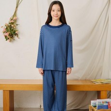MAISON MAVARM 蜜桃絨舒適條紋居家服套裝