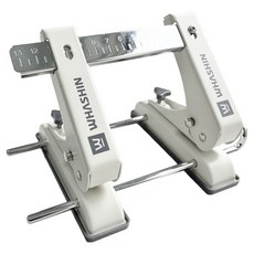 WHASHIN 2孔移動打孔機 PU-421, 1個, 白色