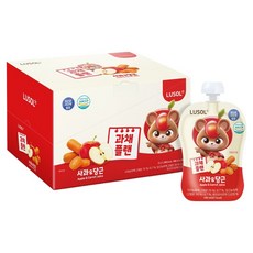 LUSOL 蔬果計畫 蘋果胡蘿蔔 20入, 1盒, 2L