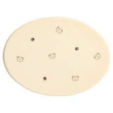 MODU'I BLUEMAMA 莫都愛 角色 NEW 吸盤餐盤蓋, 1個, 莫都熊 奶油黃