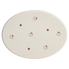 MODU'I BLUEMAMA 莫都愛 角色 NEW 吸盤餐盤蓋, 1個, 莫都兔 奶油白