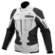 KOMINE 防風防寒旅行夾克 JK-613, LIGHT GREY + BLACK