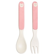 Rex LONDON 兒童餐具2件組, 貓咪, 1套, 餐叉 + 湯匙