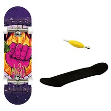 Upick 我來裝飾的培林手指滑板, 1個, 火焰拳頭 A04