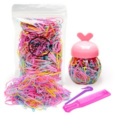 Ringhana I Love Band 不扯髮大容量橡皮筋 L + 梳子 + 易剪組 RH5