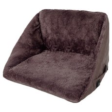 NEEDS LABO USB發熱保暖靠背坐墊, 咖啡色, 43 x 35 x 31cm