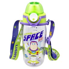 TOY STORY 玩具總動員 背帶直飲水瓶, 1個, 巴斯光年, 610ml
