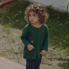 Cordi-i 橡果綠羅紋針織開襟衫