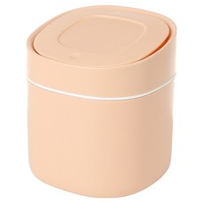 굿썸 깔끔한 편리한 데스크 미니 휴지통 300g, 핑크, 1개