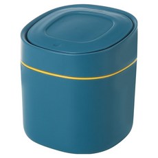 굿썸 깔끔한 편리한 데스크 미니 휴지통 300g, 다크 블루, 1개