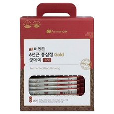 FermenGIN 6年根紅蔘精黃金Good Days條裝 100條+購物袋, 1kg, 1個