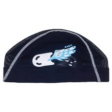 AQUS 成人款 我是浮板 網眼泳帽 ACM6897, 黑色, 1個