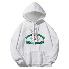 ILLUSO 男女通用 Looney Tunes 獵兔季節 連帽T恤