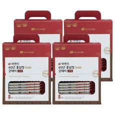 FermenGIN 6年根紅蔘精黃金Good Days條裝 100條+購物袋, 1kg, 4個