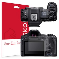 스코코 캐논 EOS R5 Mark2 올레포빅 액정+상단 액정보호필름 세트, 1세트