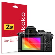 Skoko Nikon Z50 II 超高畫質原彩AR液晶螢幕保護貼 2片組, 1套, 單一商品