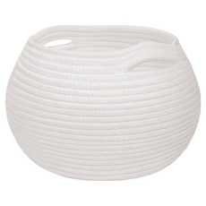 리즈라이프 원예 수납 다용도 바구니 25.4 x 21 cm, 화이트, 1개