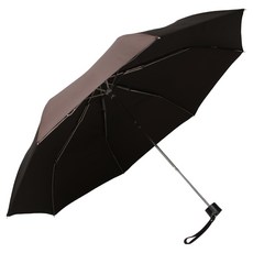 PASOTTI 女士折疊黑色皮革三折手動雨傘 WG6P0P