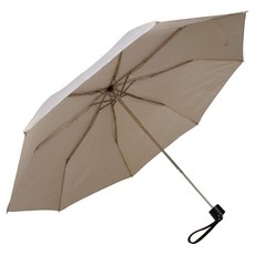 PASOTTI 女款折疊黑色皮革3段手動雨傘 WG8S5P