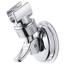 디블릭 360도 회전 원터치 흡착 샤워기 거치대, 실버