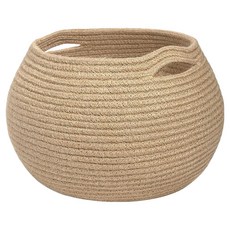 리즈라이프 원예 수납 다용도 바구니 25.4 x 21 cm, 우드, 1개