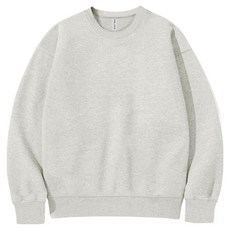 엠블룩 남녀공용 무지 오버핏 맨투맨