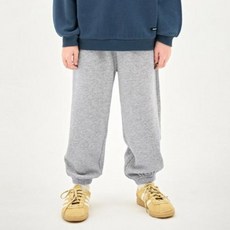 JELISPOON 兒童款假日基本款超厚刷毛束口褲