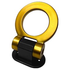 월드크린 차량용 장식 견인고리 원형, 골드, 1개