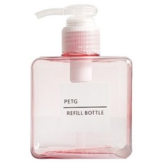 더자카 모던 심플 사각 디스펜서 250ml, 핑크, 1개