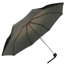 PASOTTI 女款折疊黑色皮革3段手動雨傘 WG926P