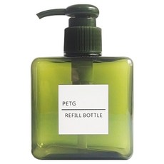 더자카 모던 심플 사각 디스펜서 250ml, 그린, 1개