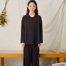 메종마밤 아동용 소프트 피치 카라넥 상하의 세트