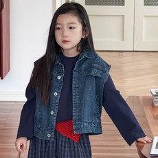 Golden Rabbit 春秋 C 復古牛仔背心