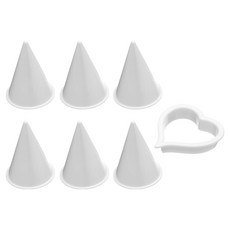 Sweetly 糖花塑型切模7件組 海芋, 1套, 白色