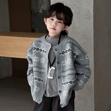 兒童 C 北歐風情開襟衫