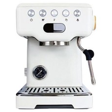 DELICO. 第二代半自動家用義式咖啡機 咖啡機, 3605PWM V2, 白色