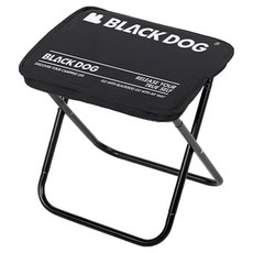 블랙독 접이식 휴대용 미니 캠핑의자 BD126, 블랙, 1개
