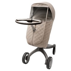 Manito 麻花鋪棉 Stokke Xplory 專用罩, 1個, 鑽石米色