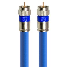 HDtop 韓國製 RF to RF 天線連接器 5C 同軸電纜 銀色 + 藍色 2m, HT-ZBRR020