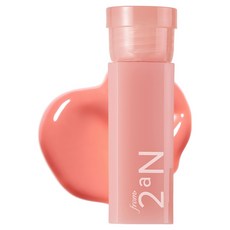 2aN 迷你晶亮彈潤唇釉, 2g, 1個, 01 Nudy Coco