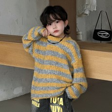 Golden Rabbit C糖果條紋針織衫