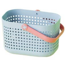 THE ZAKKA 彩色現代多功能沐浴籃, 藍色