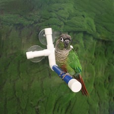 앵무새 십자형 PVC 횃대, 랜덤발송, 1개